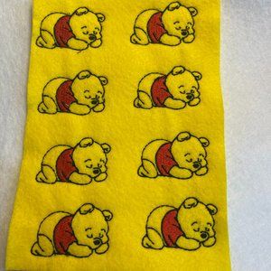 Pooh feltie sheet